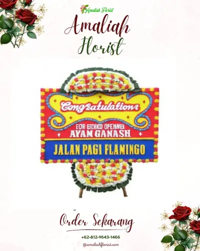 Bunga Papan Congratulation di Batu Gadang